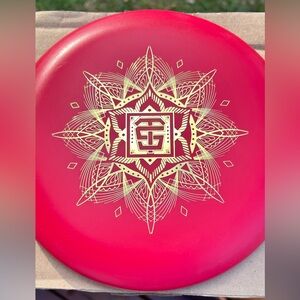 New TSA Stamped, Innova Made, Discmania P-Line P1x Disc in Red and Gold 170g